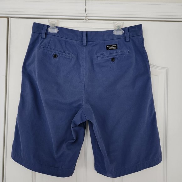 Banana Republic Men’s 100% Cotton Twill Shorts Size 34, Inseam 11” in Blue Gray - Picture 6 of 9